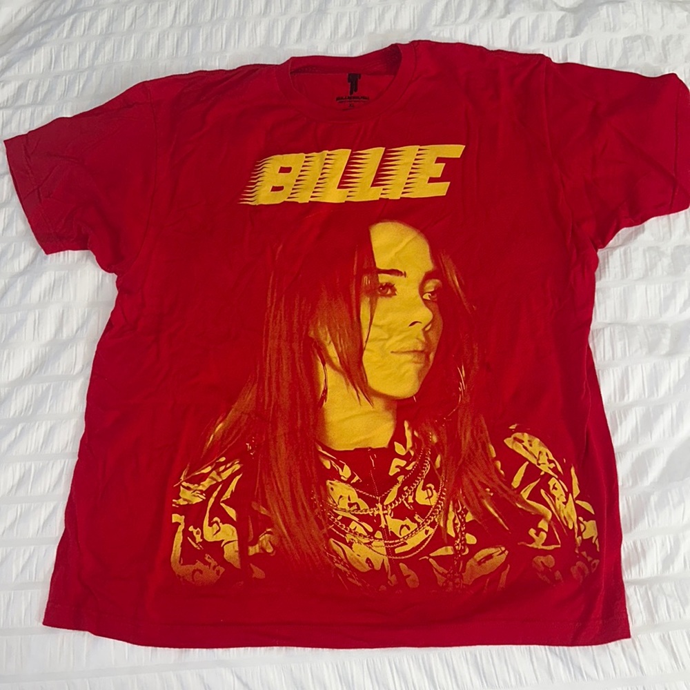 Billie Eilish red Tee